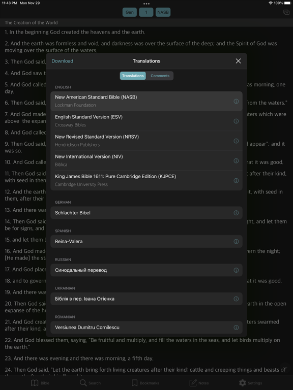 iBible - Study Bible iPad Screenshots