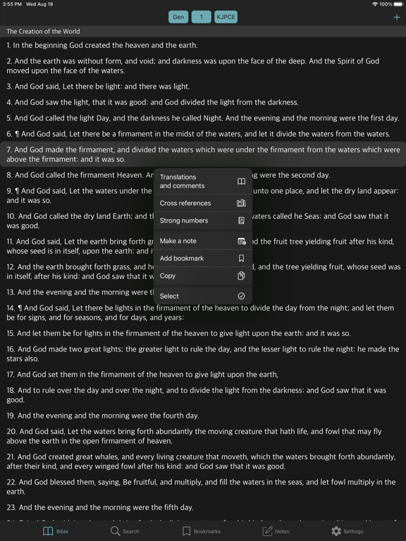iBible - Study Bible iPad Screenshots