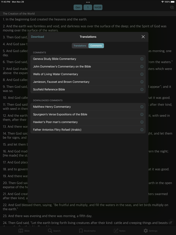 iBible - Study Bible iPad Screenshots