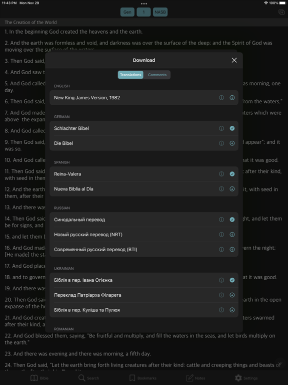 iBible - Study Bible iPad Screenshots