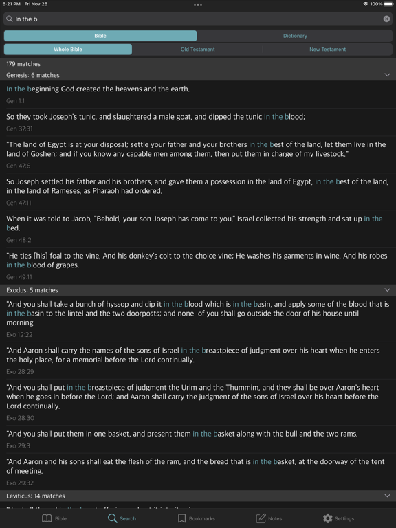 iBible - Study Bible iPad Screenshots