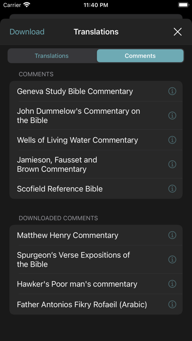 iBible - Study Bible Screenshots