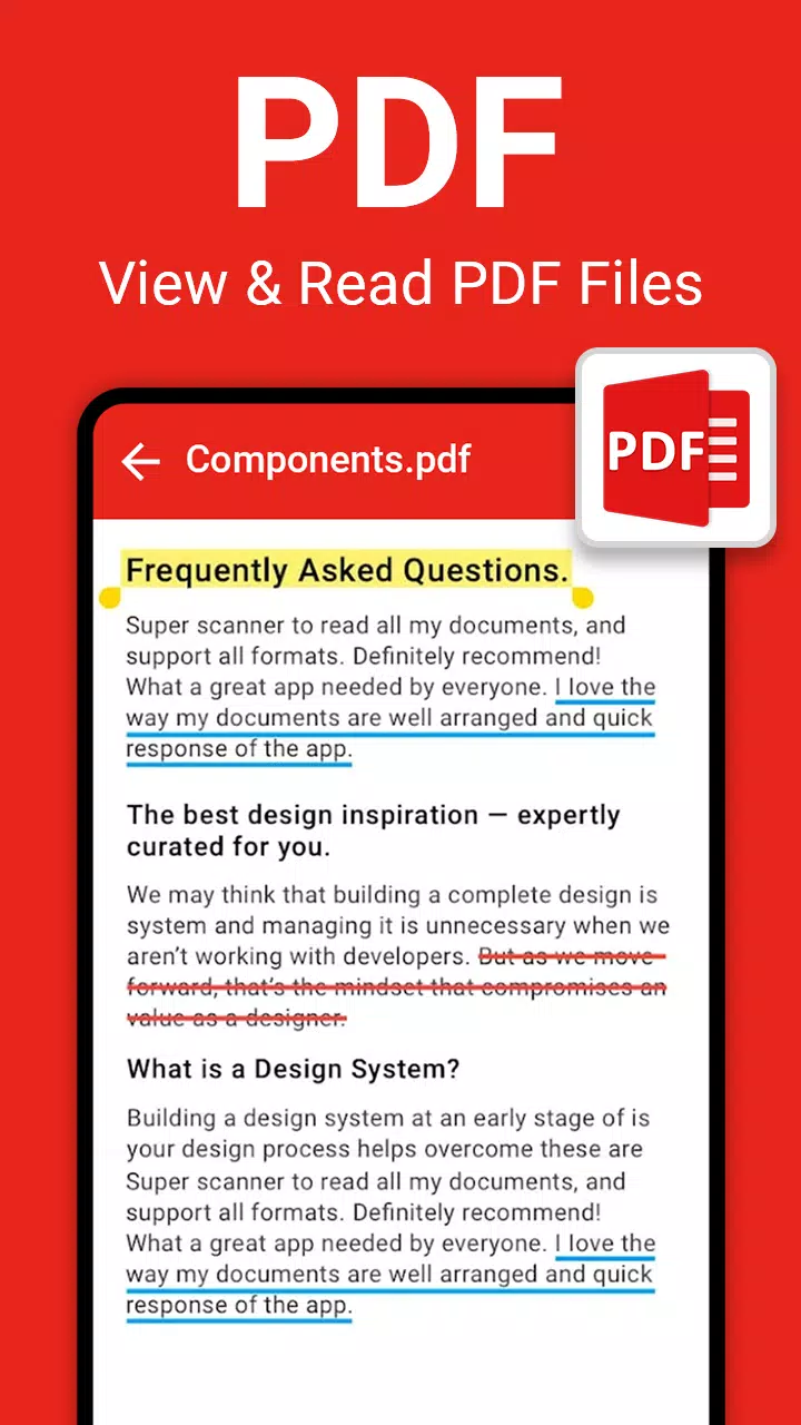 All Document Reader - Edit PDF Screenshots
