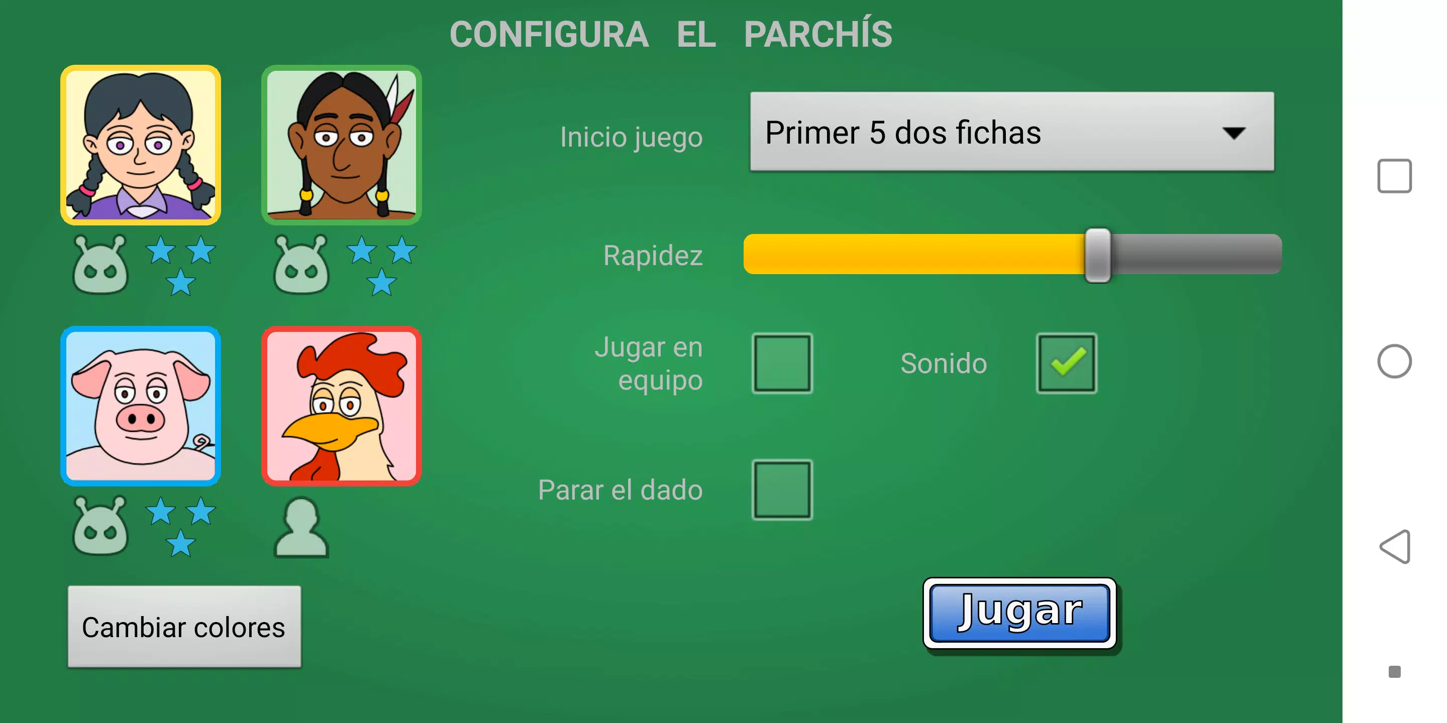 Capturas de pantalla de El Parchís