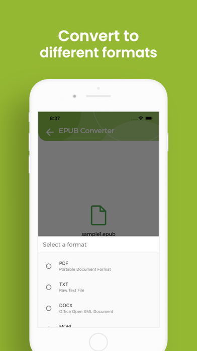 EPUB Converter, EPUB to PDF Screenshots