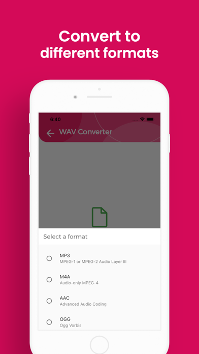 WAV Converter, WAV to MP3 Screenshots