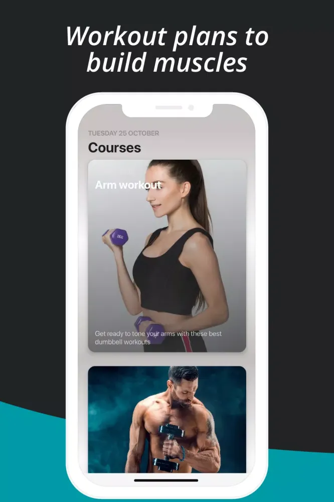 Dumbbell Home Workouts & Plans Screenshots