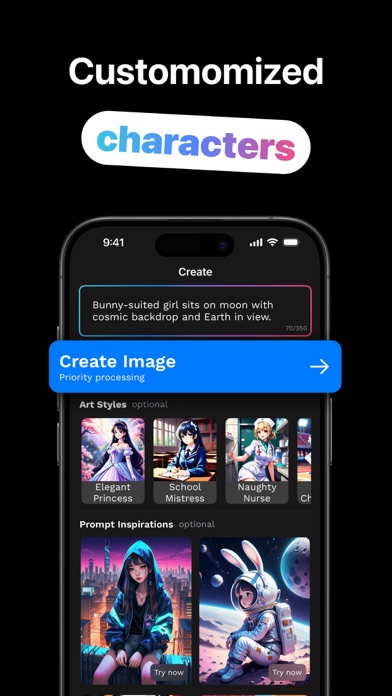Anime Craft - AI Art Generator Screenshots