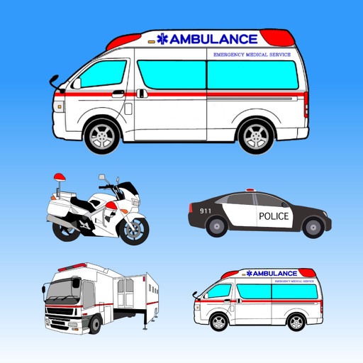 Which is the same Ambulance or Police Car Which is the same Ambulance or Police Car
