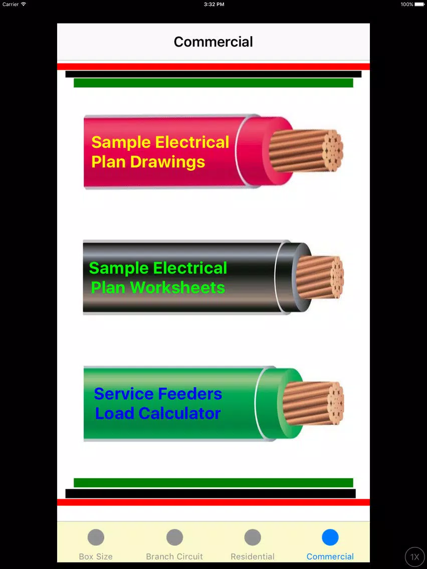 Electrical Construction Calculations Tool Kit iPad Screenshots