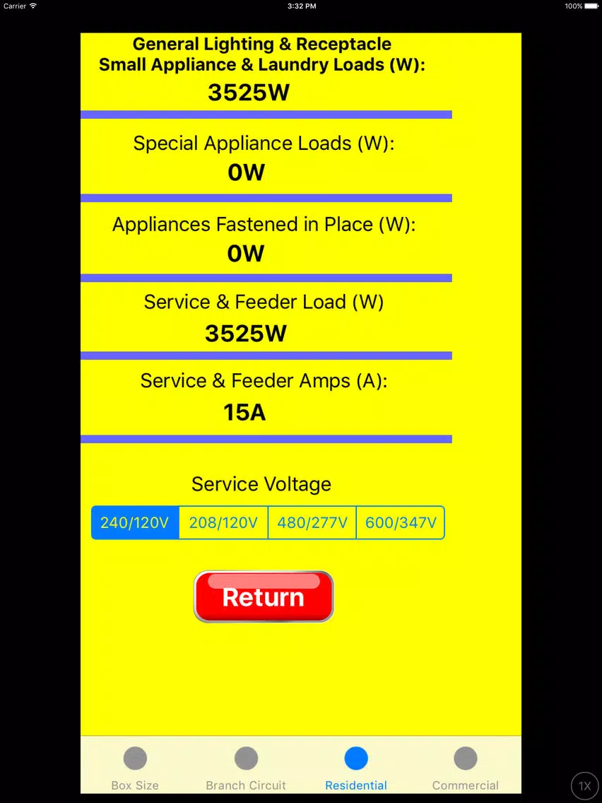 Electrical Construction Calculations Tool Kit iPad Screenshots