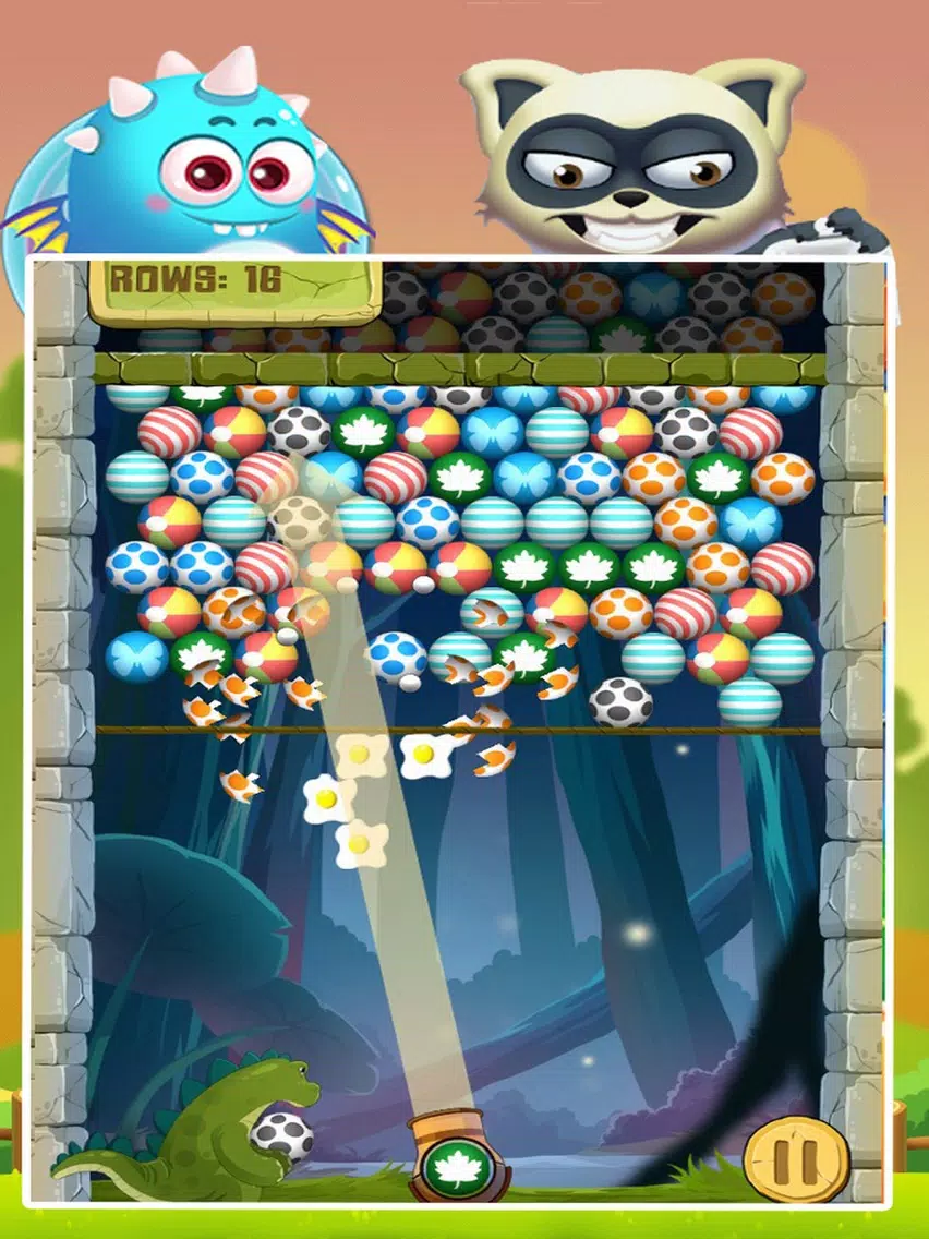 Bubble Dino Eggs Shooter iPad Screenshots