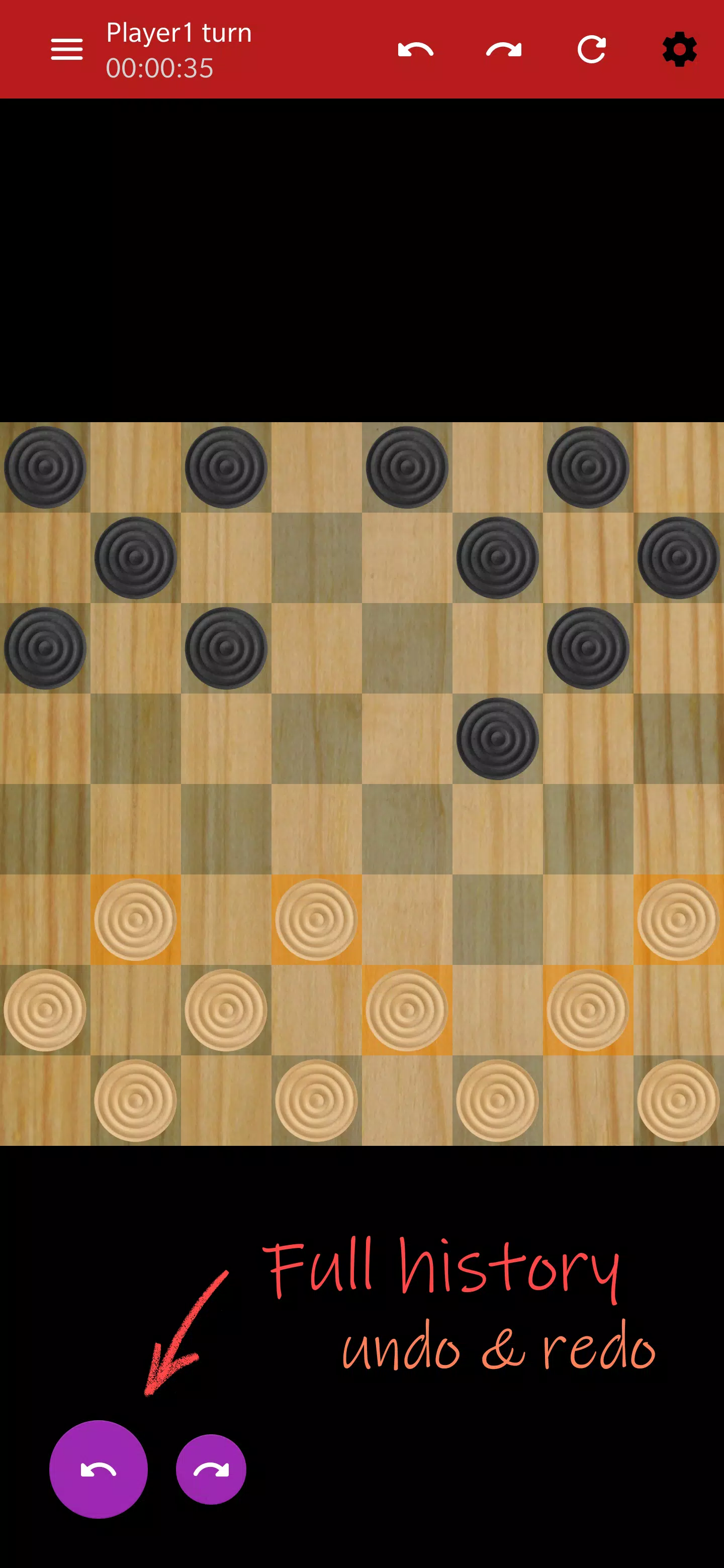 Captures d'écran de Ultimate Checkers