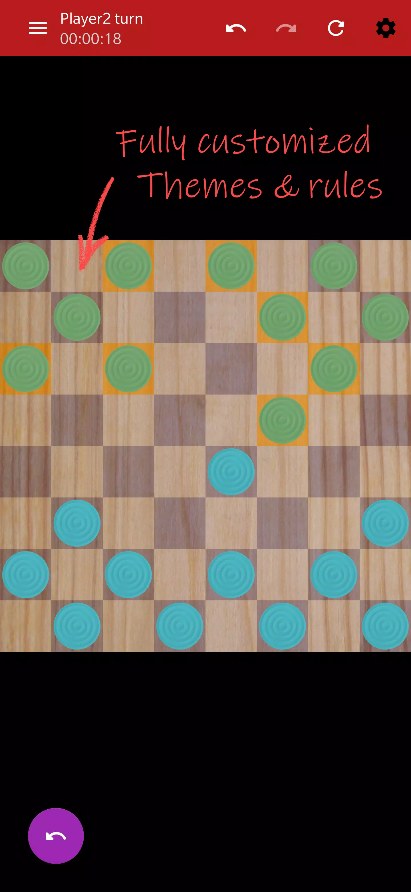 Captures d'écran de Ultimate Checkers