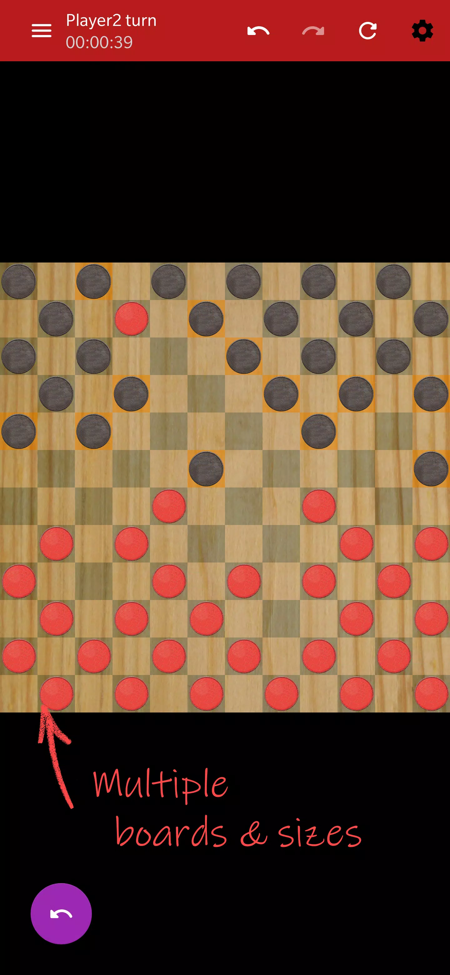 Captures d'écran de Ultimate Checkers