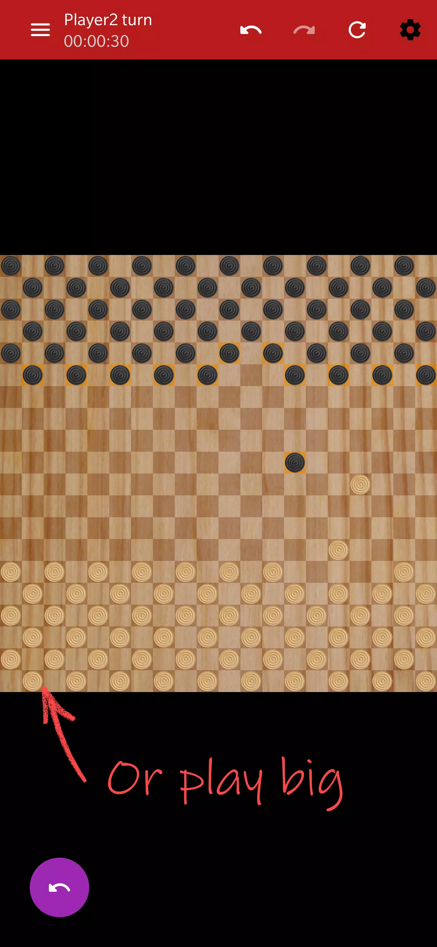 Captures d'écran de Ultimate Checkers