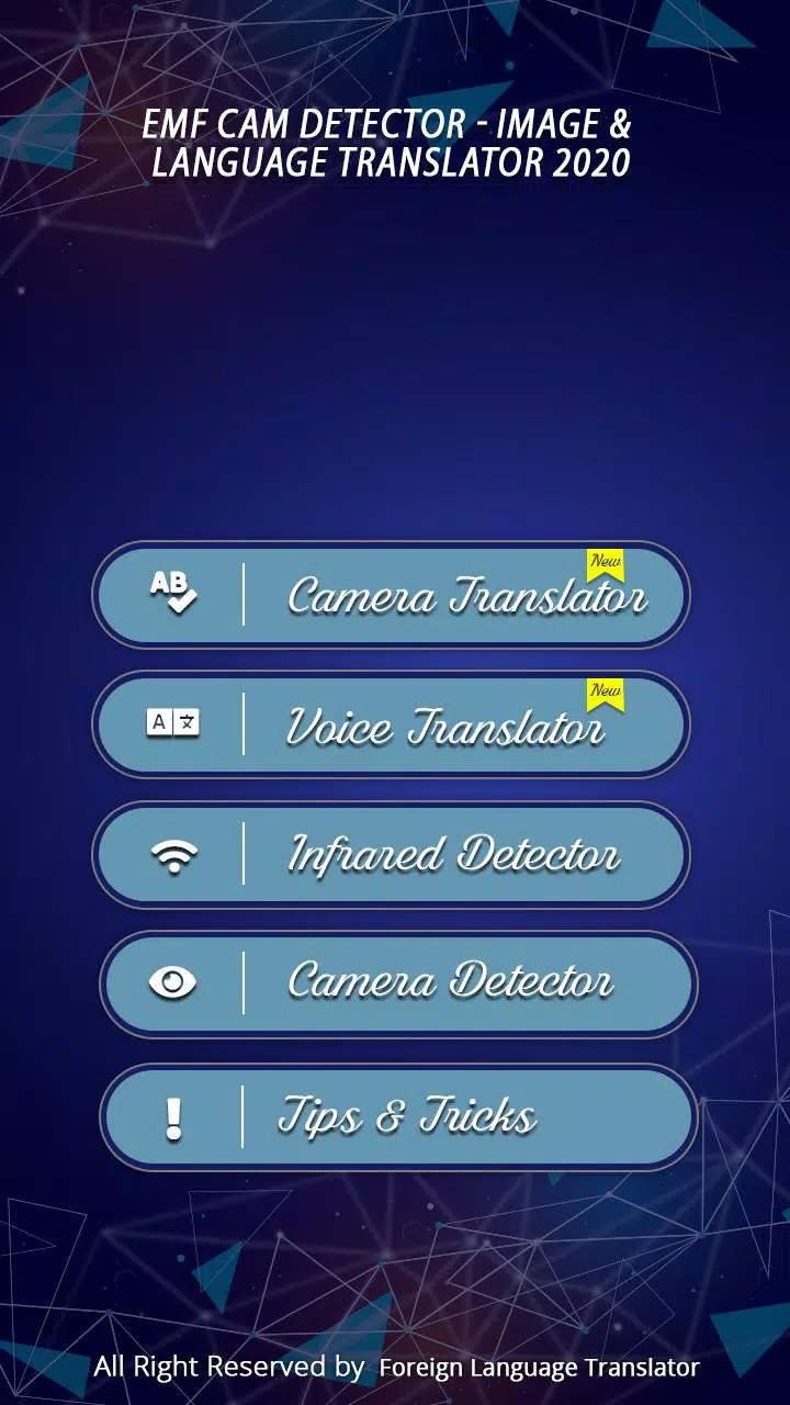 EMF Cam Detector & Translator Screenshots