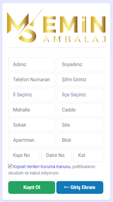 Emin Ambalaj Gebze Screenshots