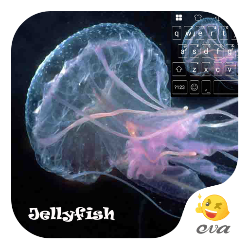 Clear Jellyfish Emoji Keyboard