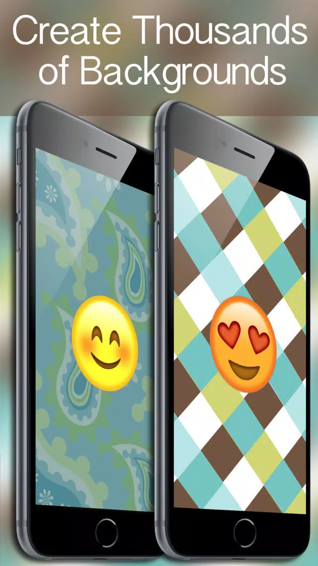 Emoji Wallpaper Builder! - Backgrounds, Themes, & Wallpaper Creator Screenshots