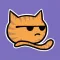 Gangsta Cat Stickers