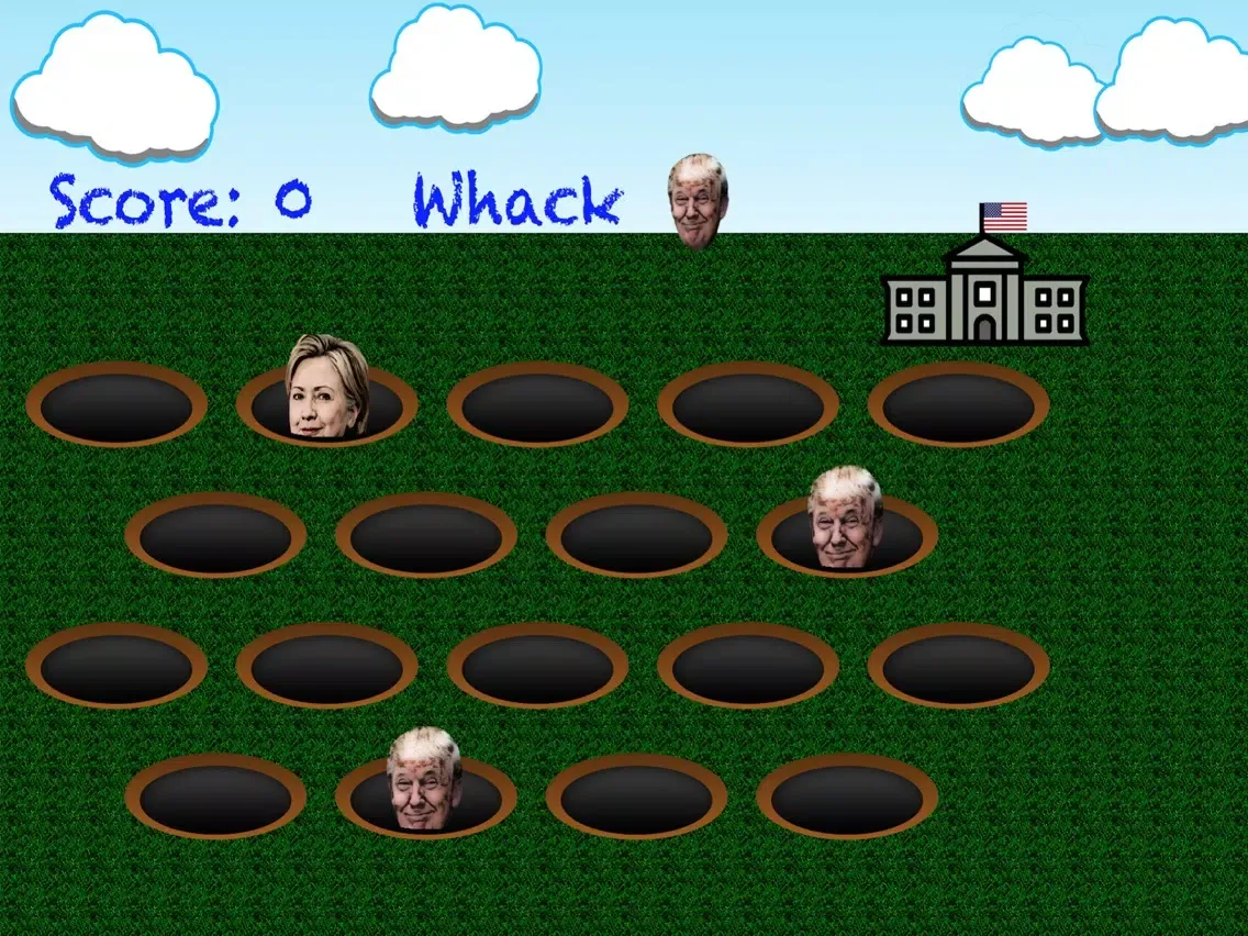 Whack A Political Candidate iPad Screenshots