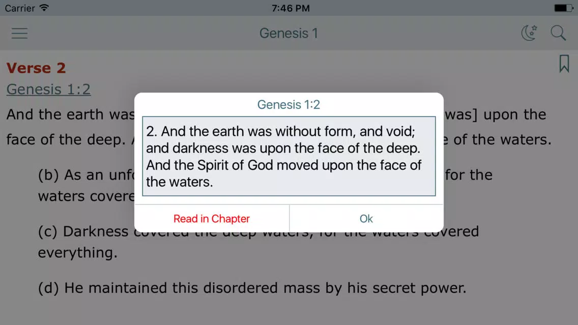 Geneva Study Bible and King James Audio Version Screenshots