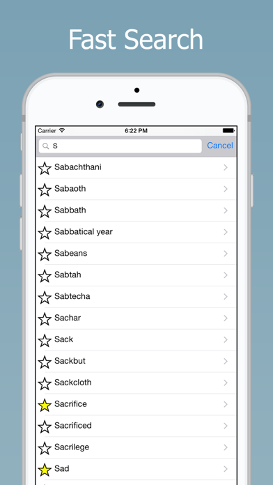 Bible Dictionary and Glossary Screenshots