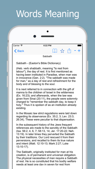 Bible Dictionary and Glossary Screenshots