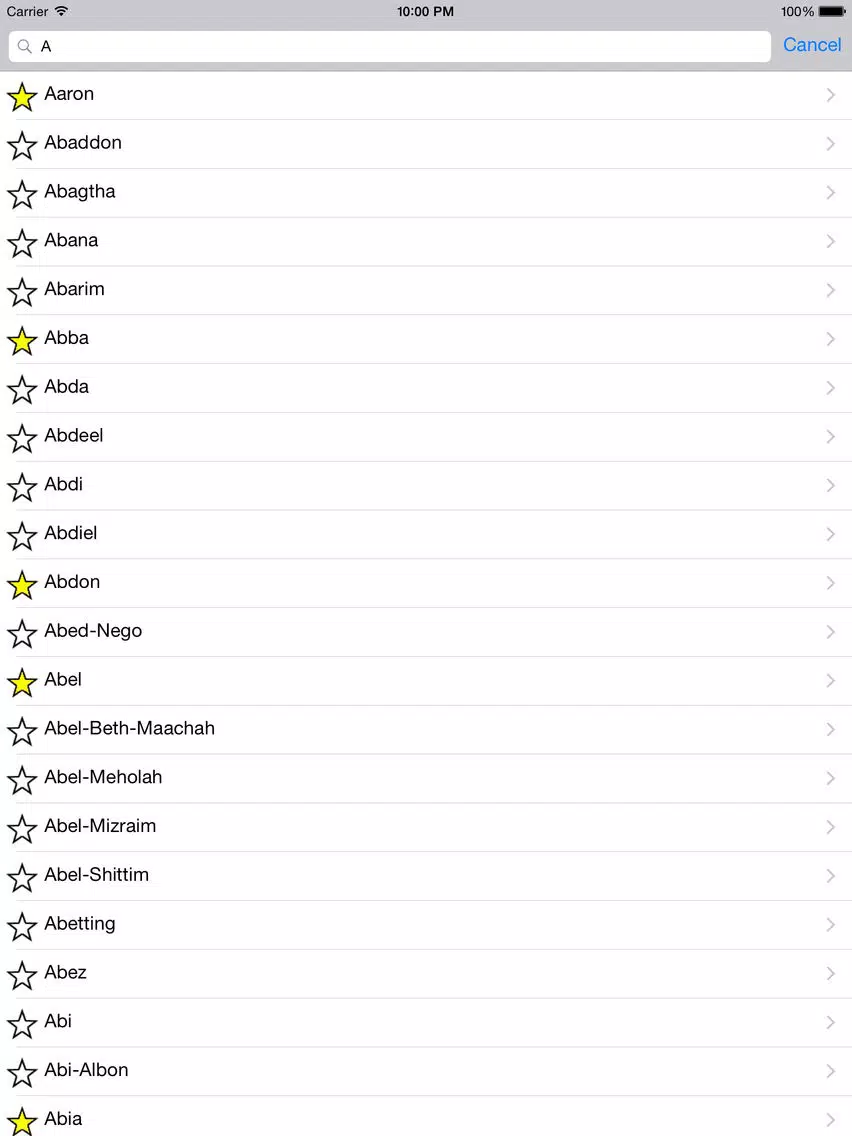 Nave Topical Bible Concordance with KJV Verses iPad Screenshots