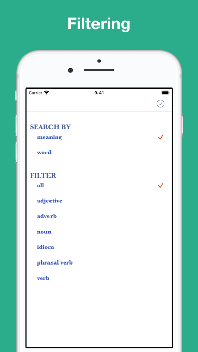 English Meaning Dictionary Screenshots