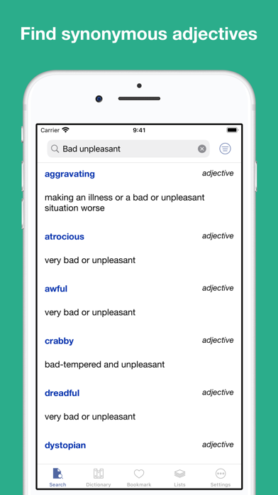 English Meaning Dictionary Screenshots