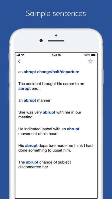 English Sentence Dictionary Screenshots