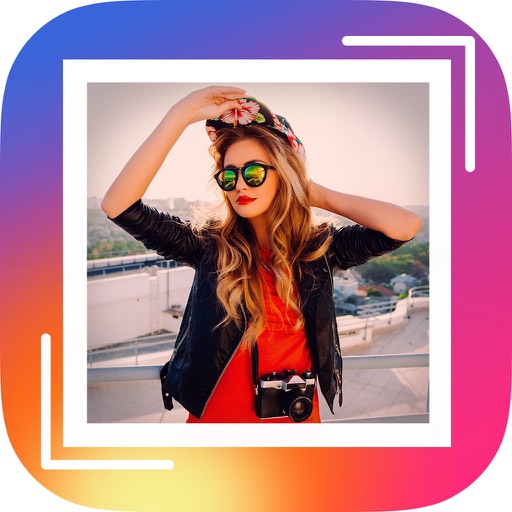 InstantPic no crop - white square photo frames InstantPic no crop - white square photo frames