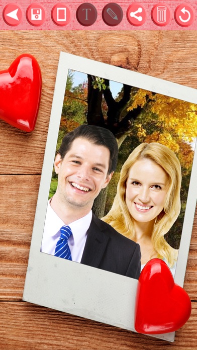 Valentine love frames - Photo editor to put your Valentine love photos in romantic love frames Screenshots