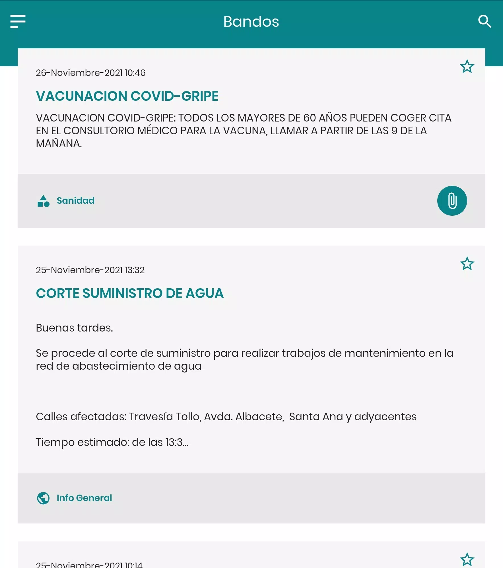 Fuentealbilla Informa Screenshots