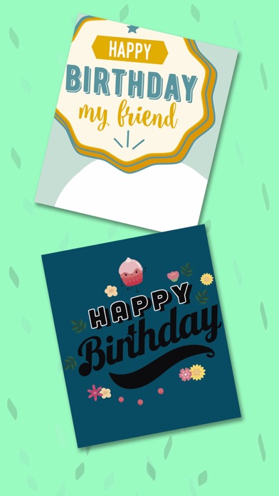 Happy birthday greeting cards – Create stickers Screenshots