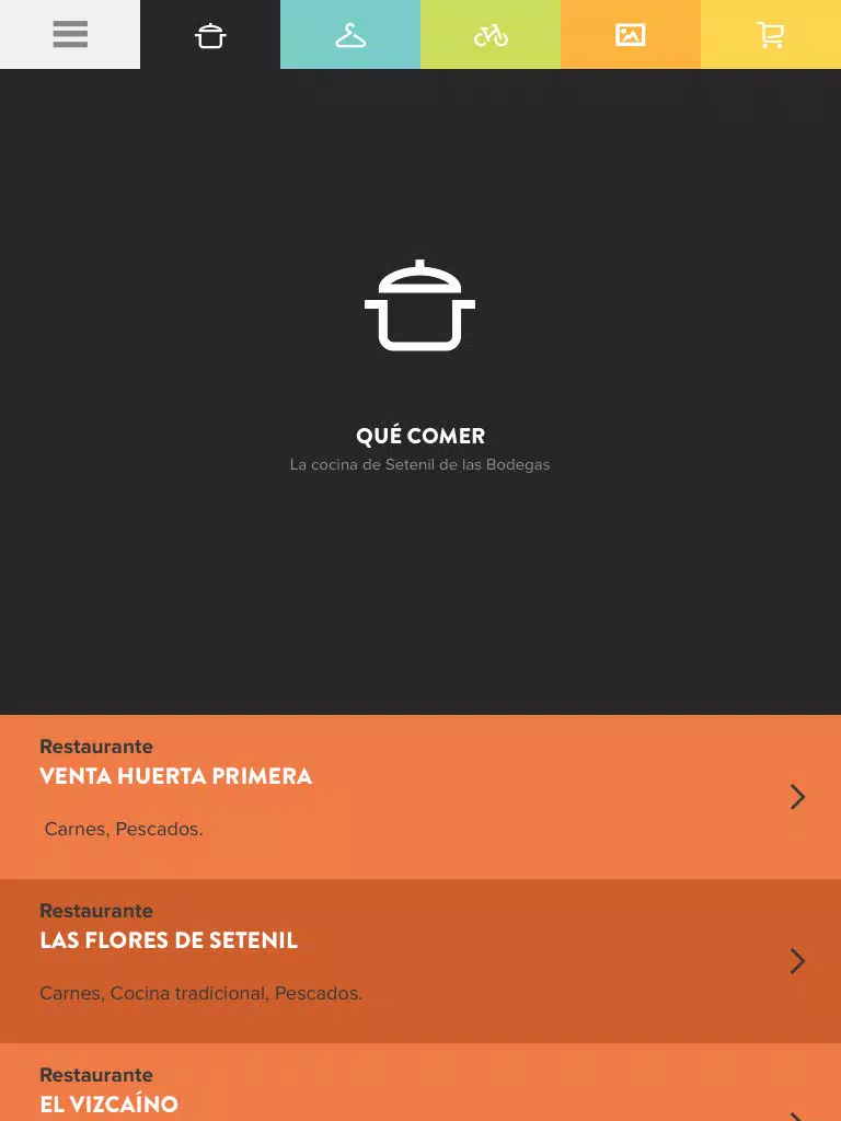 Conoce Setenil de las Bodegas iPad Screenshots