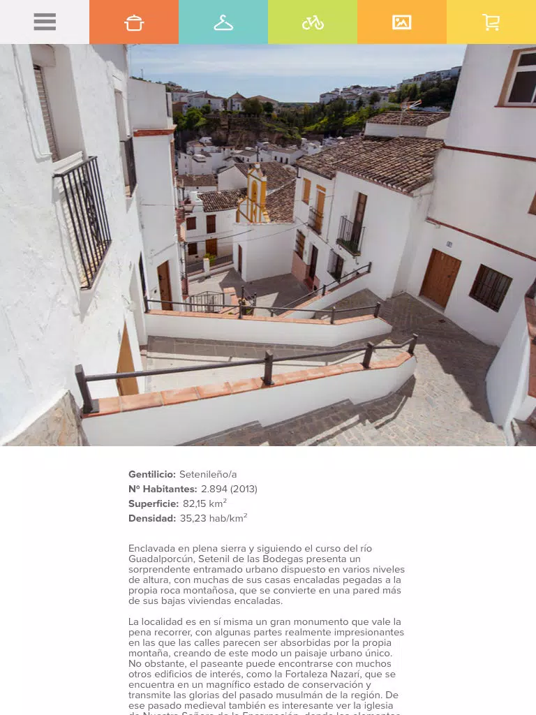 Conoce Setenil de las Bodegas iPad Screenshots