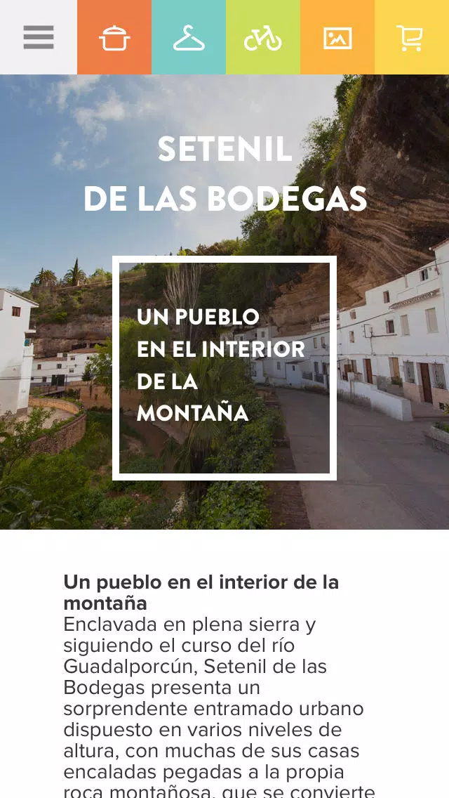 Conoce Setenil de las Bodegas Screenshots