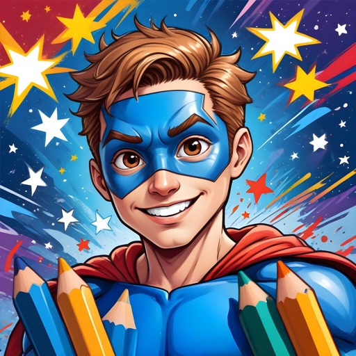 Super heroes - Coloring pages Super heroes - Coloring pages