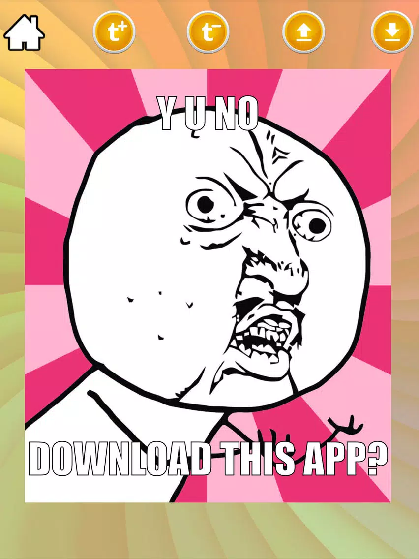 Captures d'écran de Meme Generator with photos iPad