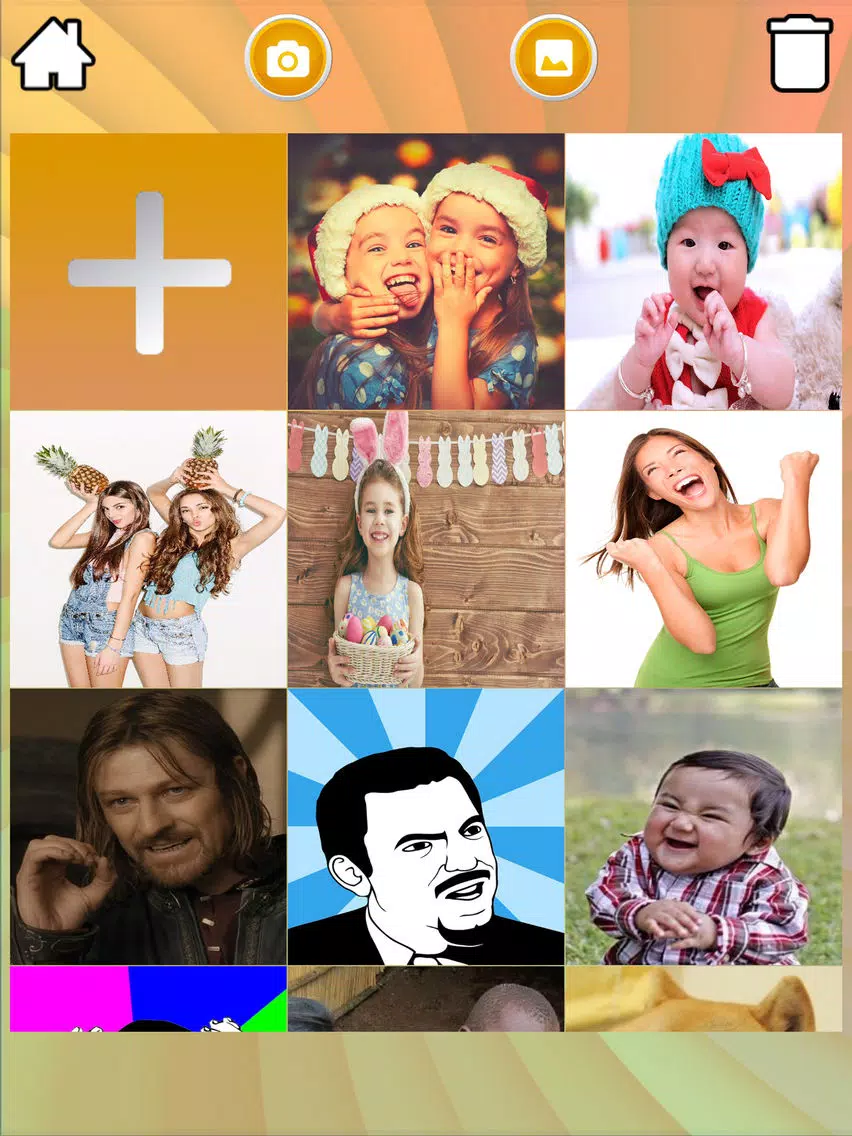 Captures d'écran de Meme Generator with photos iPad