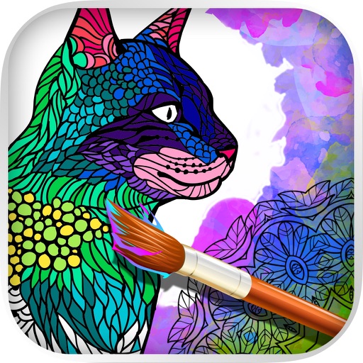 Cats & kittens - Mandalas coloring book for adults Cats & kittens - Mandalas coloring book for adults