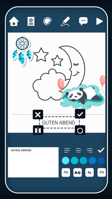 Good night Phrases with photos Screenshots