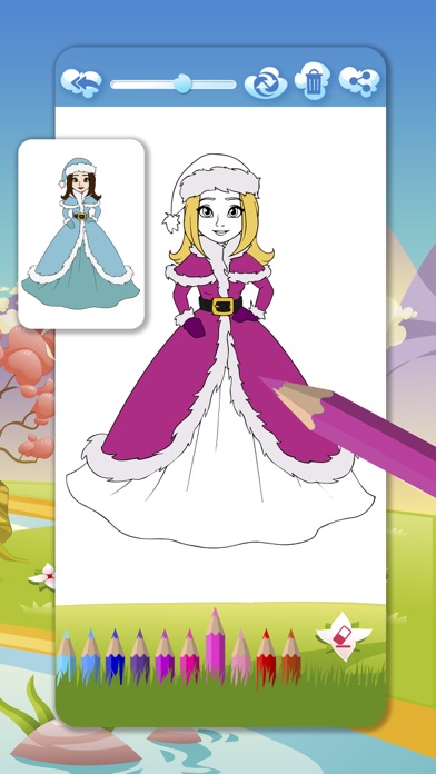 Princess coloring books game Screenshots