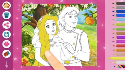 Magic Princess Coloring Book. Screenshots