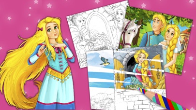 Magic Princess Coloring Book. Screenshots