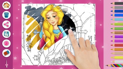 Magic Princess Coloring Book. Screenshots