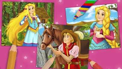 Magic Princess Coloring Book. Screenshots